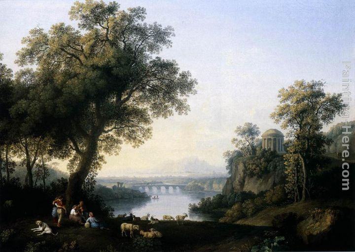 Jacob Philipp Hackert Landscape with River